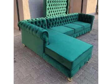 L shaped Chesterfield 